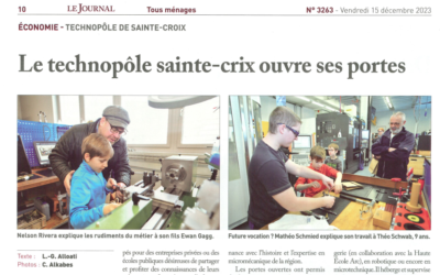 [Presse] JSCE : Portes ouvertes du Technopôle